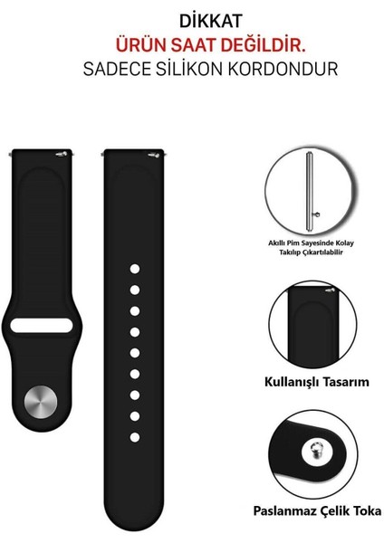 Xiaomi Watch S1 / S1 Pro / S1 Active Uyumlu Yumuşak Silikon Kordon Kayış 22MM fiyatları