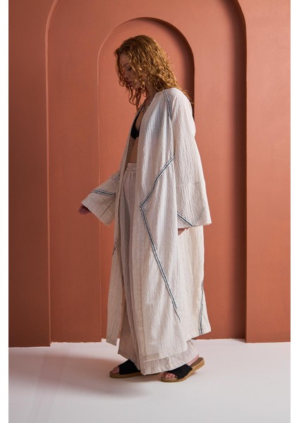 Sessiz Dalga – Gofre Dokulu Kimono fırsatları