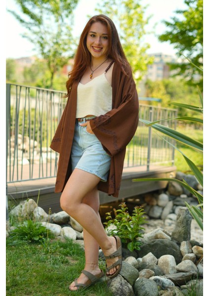 Kimono Meline- Nakışlı