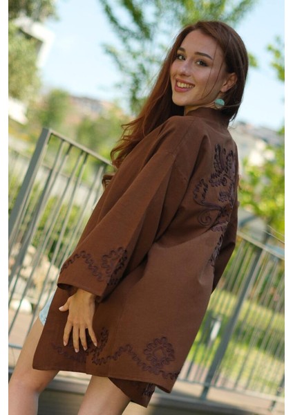 Kimono Meline- Nakışlı indirimleri