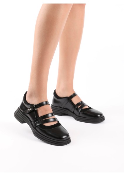 Rosalba Hakiki Deri Kadın Siyah Loafer Ayakkabı fiyatları