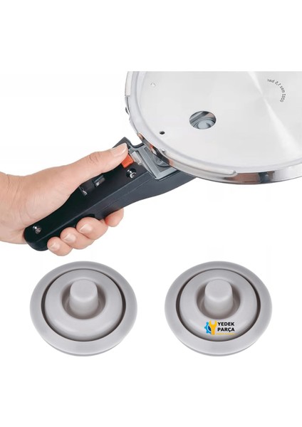 Silikon Conta Valf - 3l, 4.5l, 6l, 8.5l Düdüklü Tencereler, Çap 18CM ve 22CM Kapaklar Için (Wmf Için Perfect & Perfect Plus Uyumlu) fırsatları