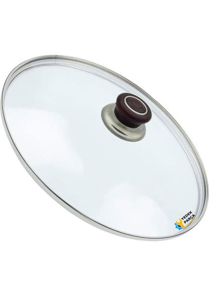 Tencere Sahan Tava Cam Kapağı Kapak 14 cm Vişne Çürüğü Tutma Tepesi