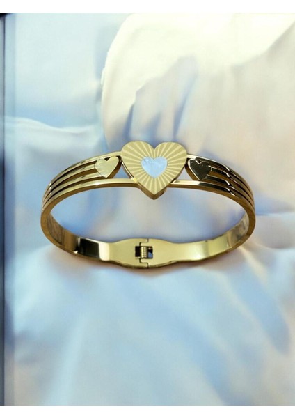 Beyaz Kalpli Çelik Takı Seti CNS041 modelleri