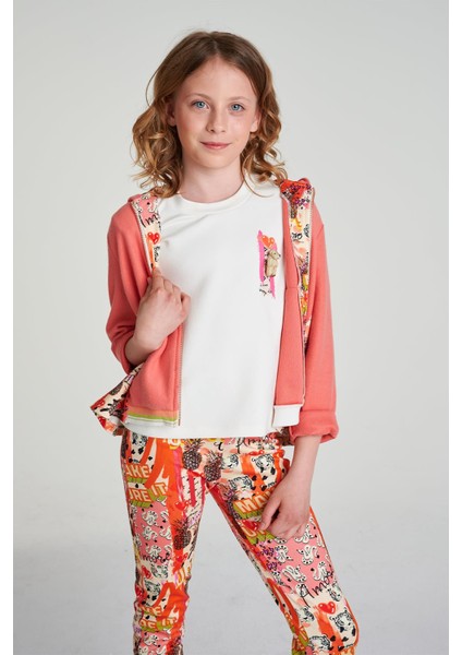 Bg Store Kız Çocuk Desenli Pantolon fırsatları