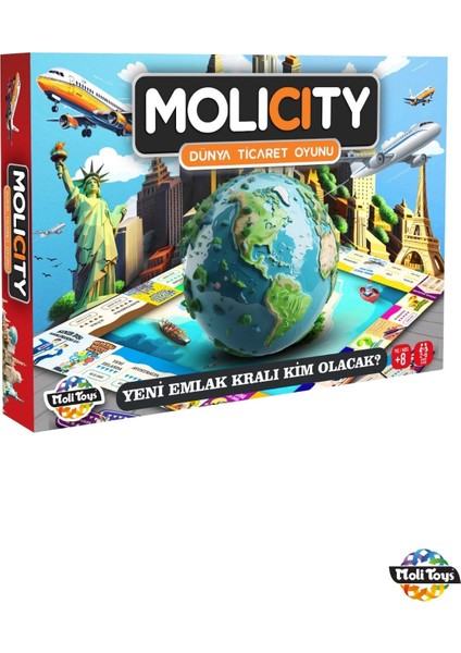 Molicity Lunapark Emlak ve Ticaret Oyunu – 8+ Yaş Çocuklar İçin Strateji ve Yatırım Temalı Eğlenceli Masa Oyunu indirimleri