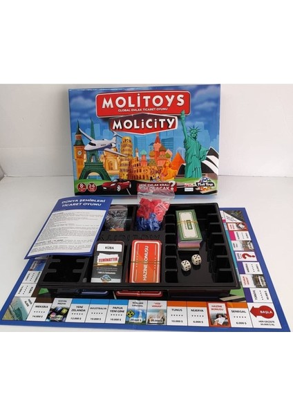 Molicity Lunapark Emlak ve Ticaret Oyunu – 8+ Yaş Çocuklar İçin Strateji ve Yatırım Temalı Eğlenceli Masa Oyunu