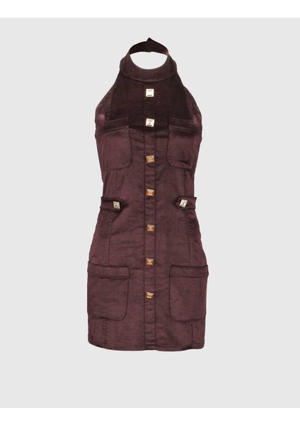 Hozie Bordo Kadın Elbise modelleri