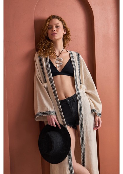 Kimono Kleopatra- Keten Şıklığı ve Zerafeti fiyatları