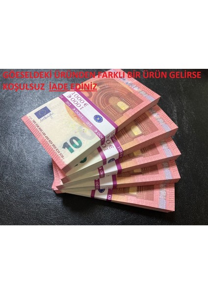 500 adet 10 euro geçersiz eğlence oyun şaka