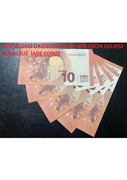 500 adet 10 euro geçersiz eğlence oyun şaka fırsatları