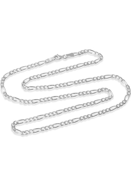 Gümüş Erkek Zincir Kolye Figaro