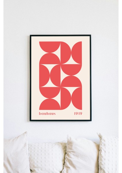 Bauhaus Serisi 080, Sanat Poster, Çerçeveli Poster