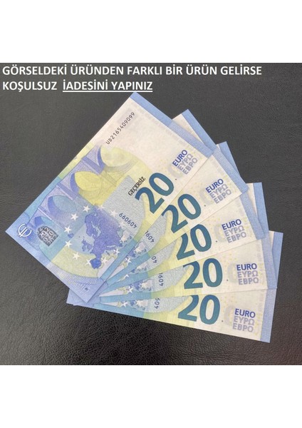 100 adet 20 euro geçersiz eğlence oyun şaka modelleri
