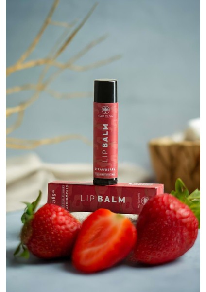 Çilek Aromalı Organik Nemlendirici Dudak Balmı 5 gr fiyatları