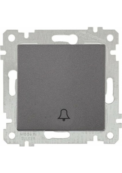 Rita Füme Zil Anahtarı Çerçeveli