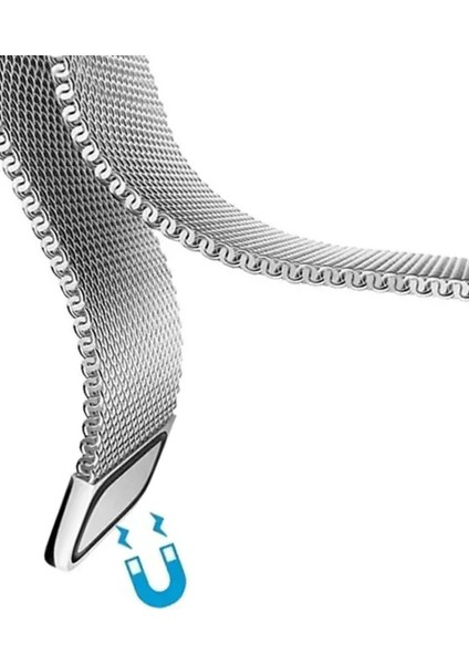 Apple Watch Seri 2/3/4/5/6/7/8/9/se 38MM-40MM-41MM Uyumlu Milano Hasır Metal Kordon modelleri