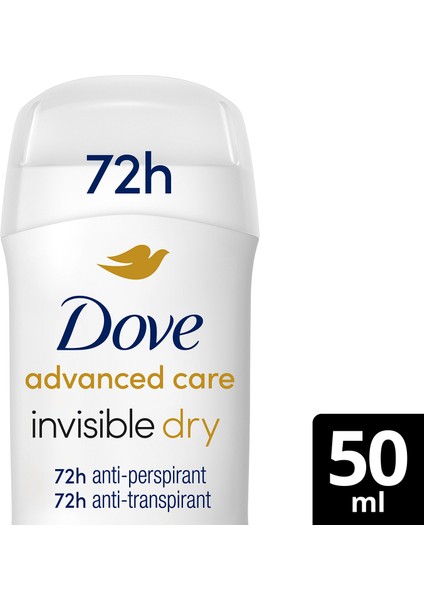 Kadın Stick Deodorant Invisible Dry Advanced Care 72 Saat 50 ml