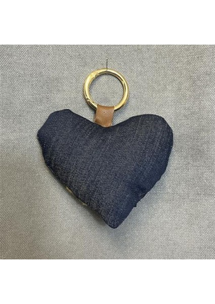 1157 El Yapımı Kalp Model Leopar Şerit Anahtarlık modelleri