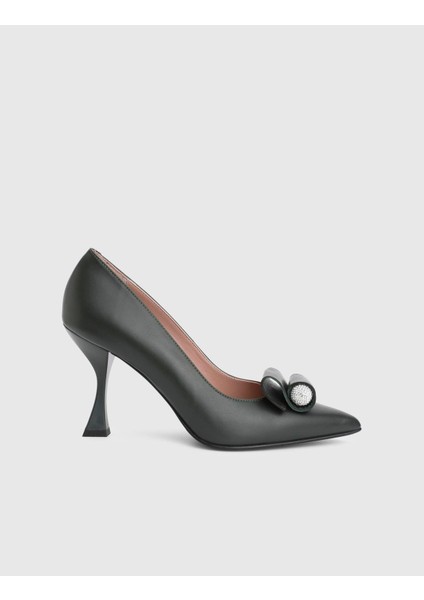 Brody Hakiki Deri Yeşil Kadın Topuklu Ayakkabı modelleri