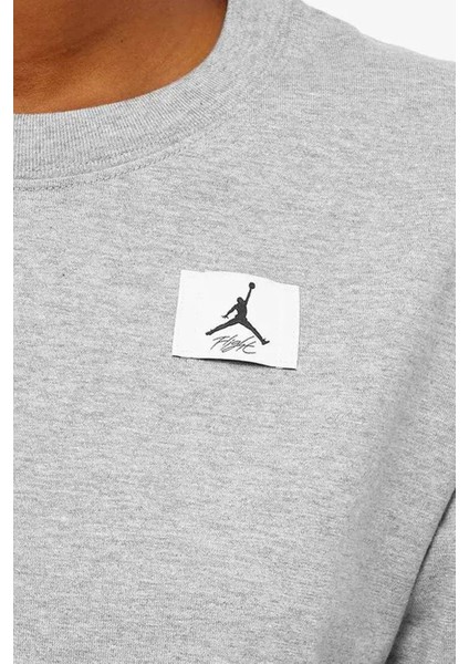 Jordan Essential Boxy Loose Fit T-Shirt Black Kadın Bol Kesim Crop Tişört Gri modelleri