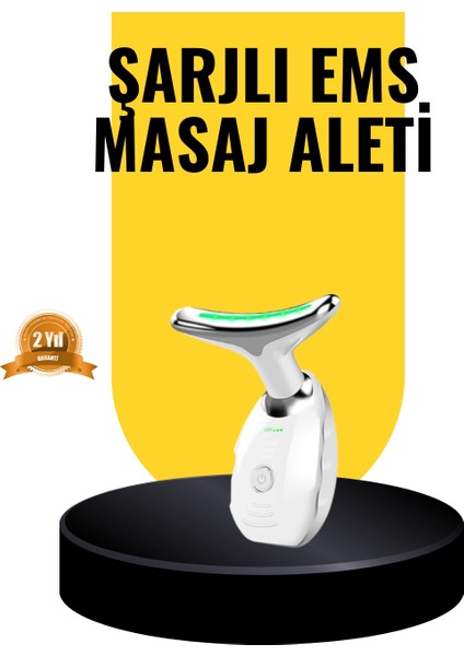 Kablosuz Şarjlı Yüz Masaj Cihazı | Cilt Yenileyici ve Nem Dengeleyici