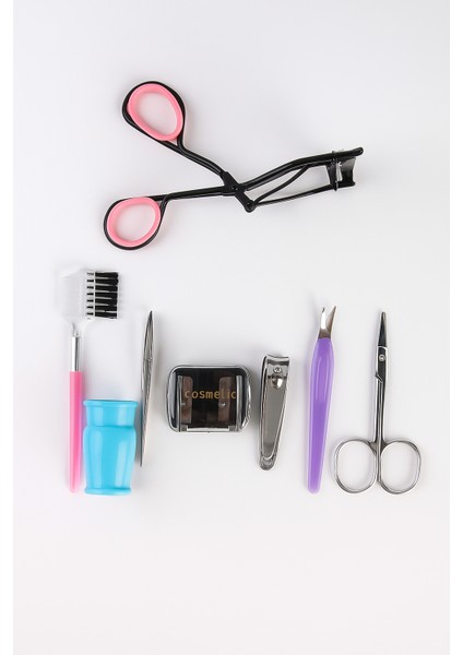 Manikür Pedikür Seti ; Kirpik Kıvırıcı, Tırnak Makası,kaş Tarağı,kalem Traş,cımbız,tırnak Törpüsü fiyatları