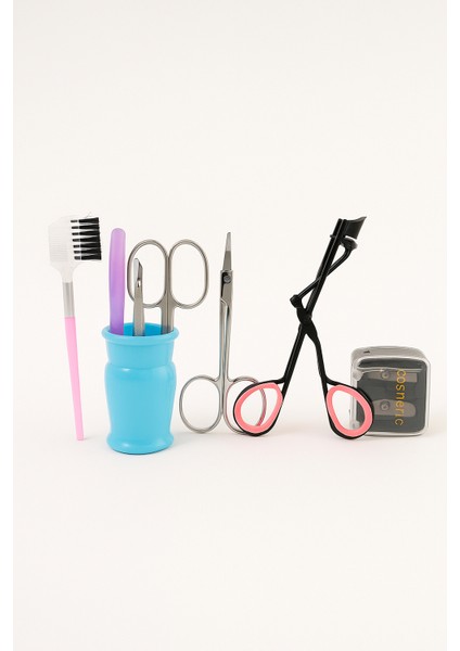 Manikür Pedikür Seti ; Kirpik Kıvırıcı, Tırnak Makası,kaş Tarağı,kalem Traş,cımbız,tırnak Törpüsü modelleri