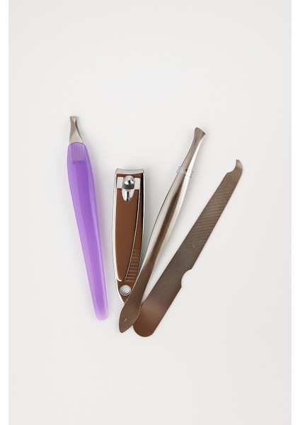 Manikür Pedikür Seti ; Kirpik Kıvırıcı, Tırnak Makası,kaş Tarağı,kalem Traş,cımbız,tırnak Törpüsü