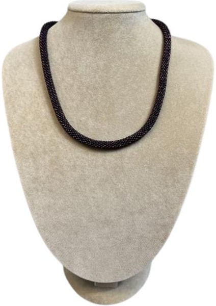 1497 El Yapımı Kum Boncuk Kolye / 22 cm