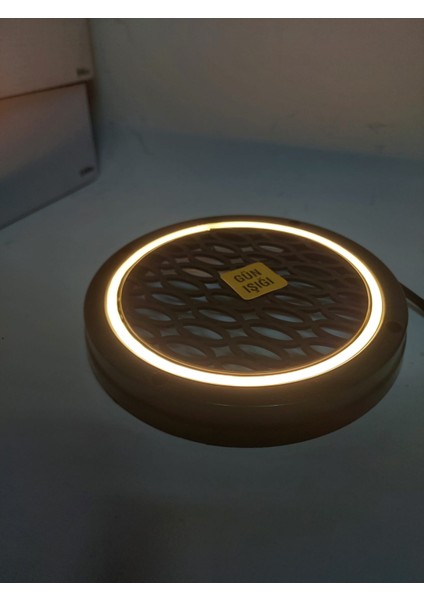 Gün Işığı-16 cm Neon LED Hoparlör Kapağı Çiftl modelleri