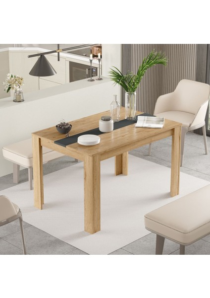 Future Yemek Masası 120X80 Sepet-Antrasit FR21-SA