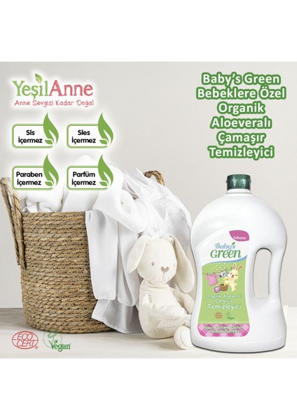 2'li Set Organik Bebek Çamaşır Deterjanı-Mom's Green Çamaşır Deterjanı Lavanta (1500 ml x 2 Adet) fiyatları