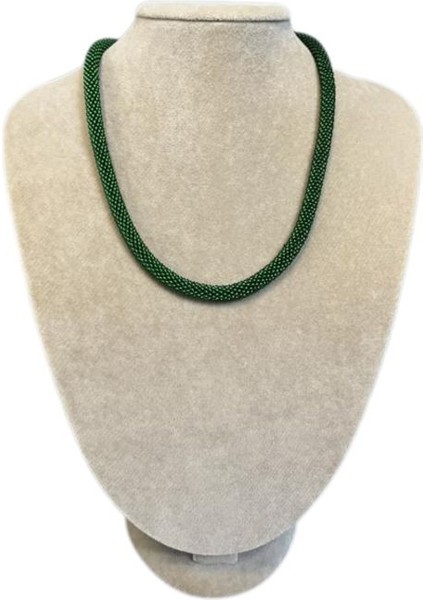 1497 El Yapımı Kum Boncuk Kolye / 22 cm