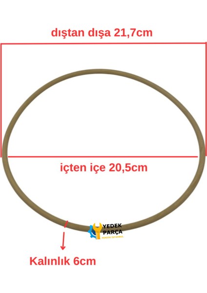 Düdüklü Tencere Lastik Gizli Conta Yuvarlak 20.5 cm Beyaz fiyatları