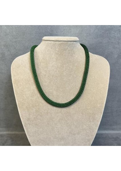 1497 El Yapımı Kum Boncuk Kolye / 22 cm fırsatları