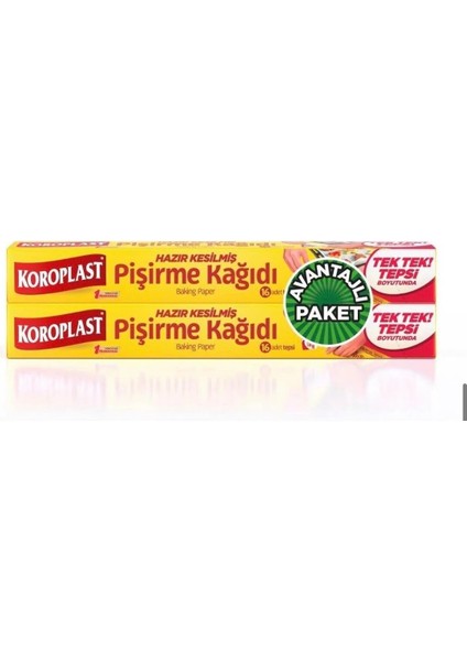 Hazır Kesilmiş Pişirme Kağıdı Avantajlı Paket