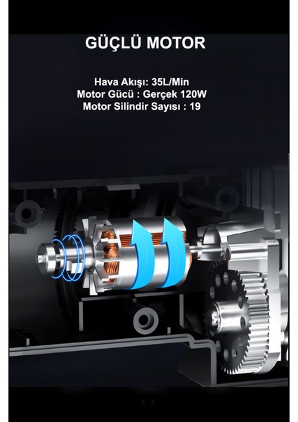 Araba Oto Araç Lastik Şişirme Pompası Metal Motorlu Kompresör Çakmaklık Girişli Basınç Göstergeli