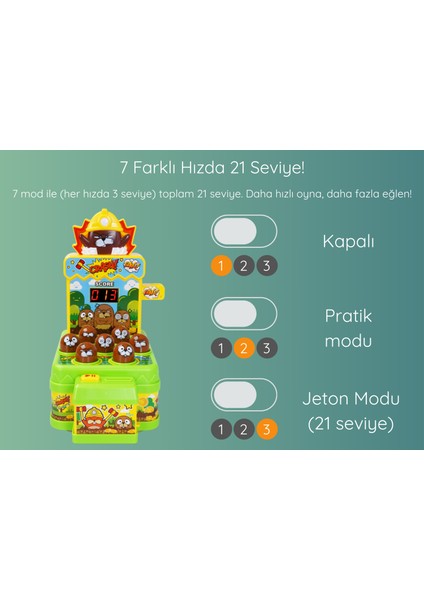 FS Işıklı Müzikli Sesli Köstebek Yakalama Oyunu fırsatları