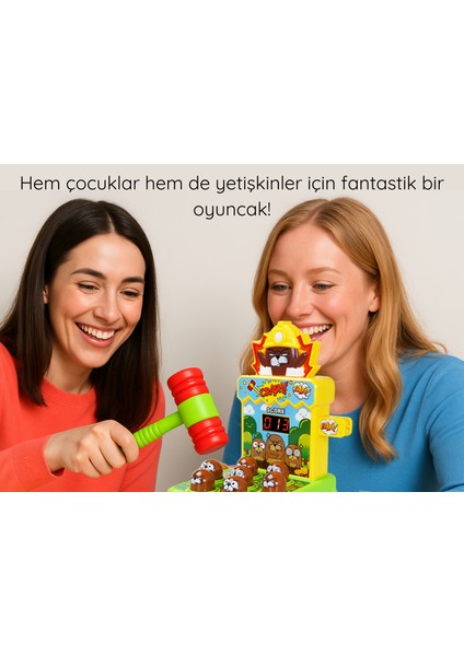 FS Işıklı Müzikli Sesli Köstebek Yakalama Oyunu