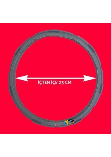 Schafer Uyumlu Düdüklü Tencere Kapak Contası 23 cm Beyaz fiyatları