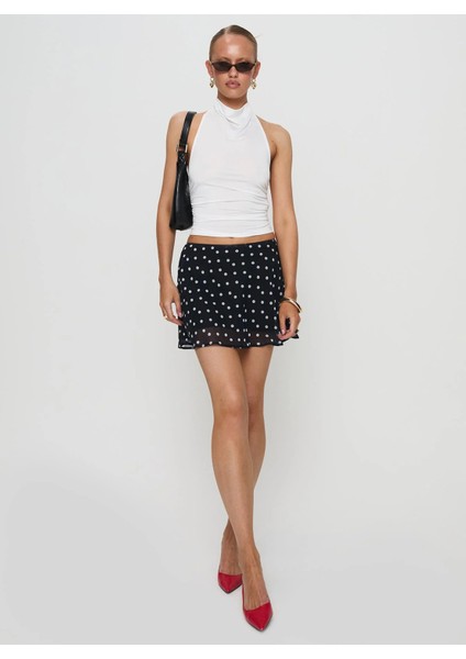 Halter Yaka Büzgülü Kısa Bluz fiyatları