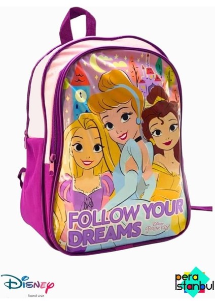 Prensesler Orjinal Lisanslı Ortaokul Ilkokul Sırt Çantası Okul Seti