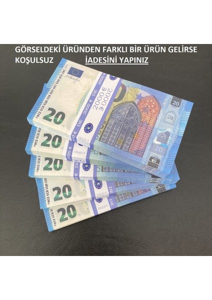 500 adet 20 euro geçersiz eğlence oyun şaka