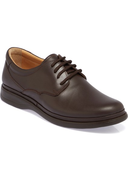 Kahve Deri Erkek Casual Ayakkabı - E24S1AY57131-D38