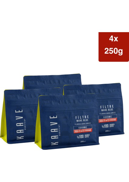 Mare Blue Filtre Kahve 250 gr x 4 Paket