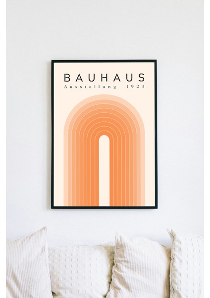 Bauhaus Serisi 090, Soyut Poster, Çerçeveli Poster