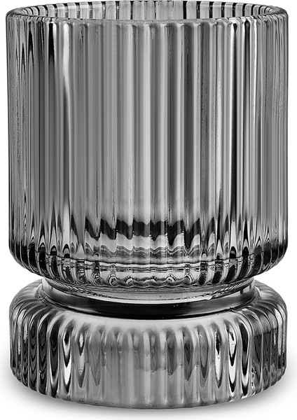 Boris Cam Mumluk Antrasit 9X9X12 cm