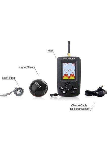 Wireless'li Sonar 100 mt Balık Bulucu fiyatları