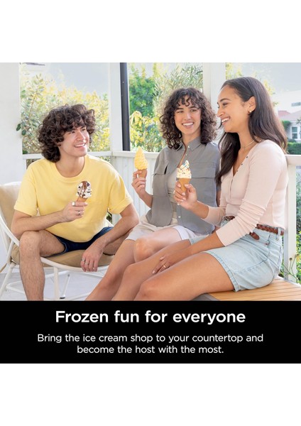 Swirl By Creami Dondurma ve Profesyonel Soft Ice Cream Makinesi– 13 Fonksiyonlu, Gelato, Sorbe ve Milkshake Makinesi –